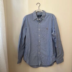 Blue Ralph Lauren Button Down Shirt